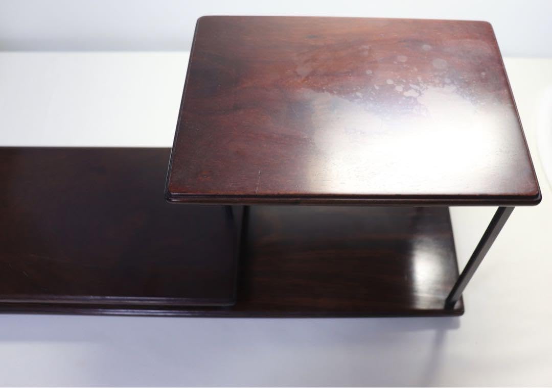Amazon.co.jp: 赤木茶棚 かりん 段差式 茶道具 込み0504 : ホーム 