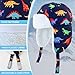 Winter Trapper Hat for Boys Girls Waterproof Warm Baby Toddler Ushanka Fleece Beanie Hats for 6M-6T (US, Age, 4 Years, 6 Years, Z-Navy Green Blue Dinosaur)