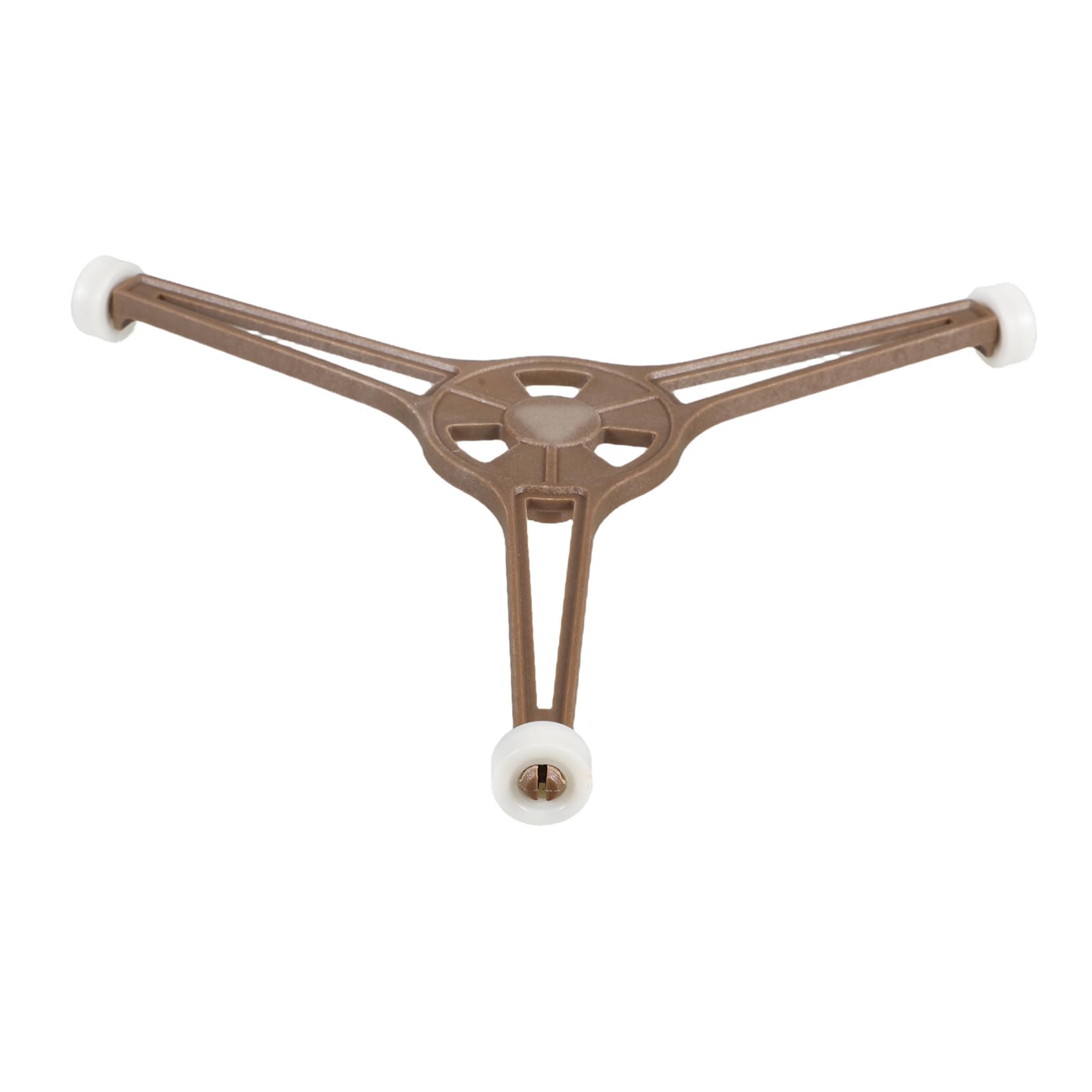 GRIRIW Triple Arm Microwave Turntable Ring Support for Microwave Oven Roller Plate Holder for Even Heating and Stability Compact Design for Efficient Cooking