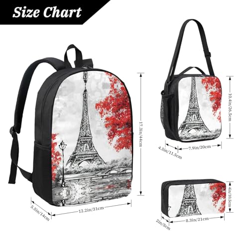 Sac à dos Paris EdWal avec kit de repas complet pour le collège - 4