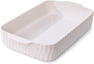 4.7QT Casserole Dishes for Oven, 9x13” Large Lasagna Pan, Ceramic Baking...
