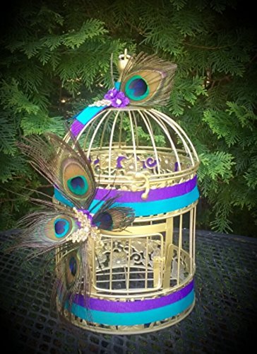 Peacock Birdcage Centerpiece