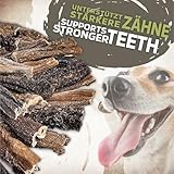 Rinderpansen für Hunde 1 kg (ca. 35–40 Stück) | Natürliche Kausnacks | Luftgetrocknet & getreidefrei | Hypoallergen & fettarm | Welpen & ausgewachsene Hunde geeignet