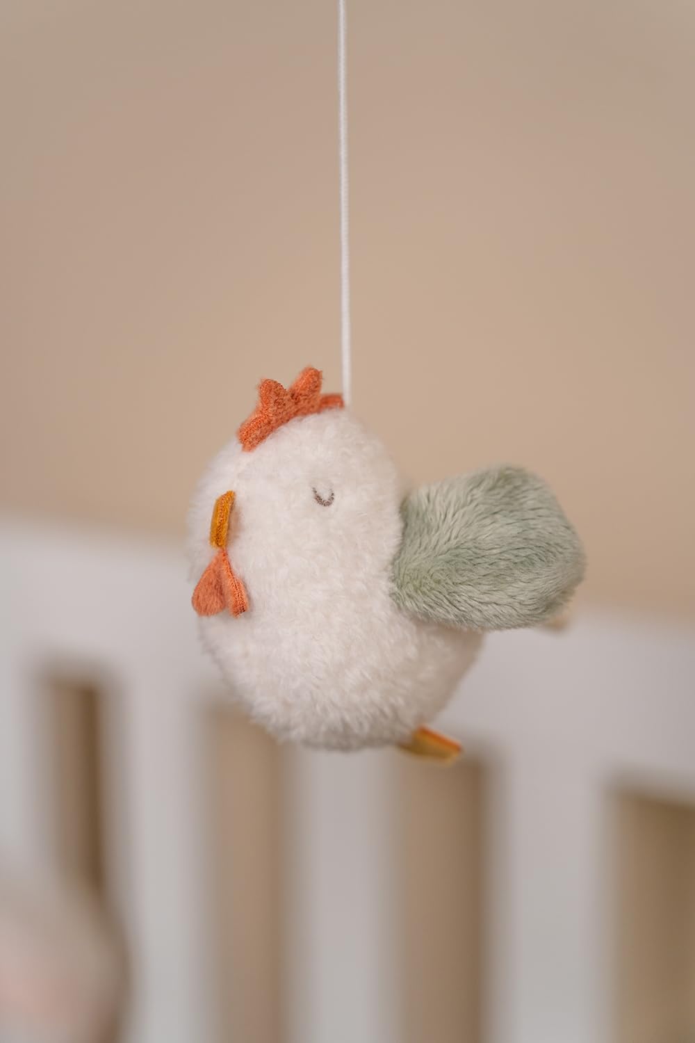 Little Dutch Mobile Musik Spieluhr mit Holz Halterung für Babybett - Little Farm