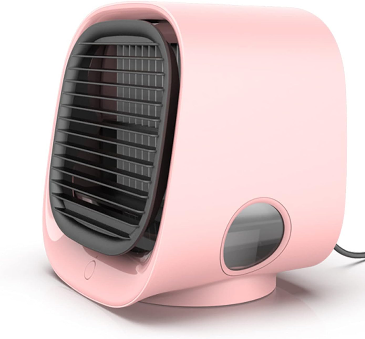 Enfriador de Aire Portátil, Aire Acondicionado de Escritorio, con Ventilador de Refrigeración por Agua USB, Humidificador, Purificador, Multifunción, Verano