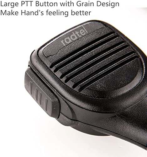 Radtel Speaker Mic Compatible For Md-380 Md-Uv380 Uv8000E Th-Uv8000D Th-F8 Th-Uv9D Th-Uvf1 Radtel Rt-490 Kenwood Baofeng/Btech/Anytone #TOP3