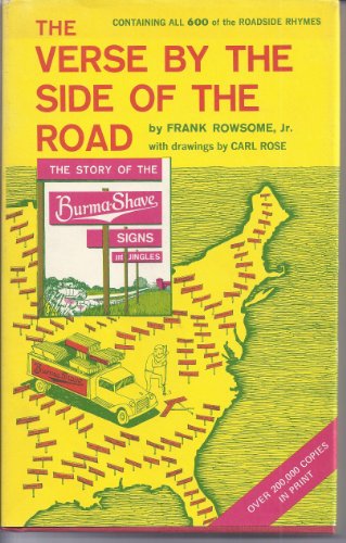 The Verse by the Side of the Road : Burma-Shave... B0017OL6R4 Book Cover