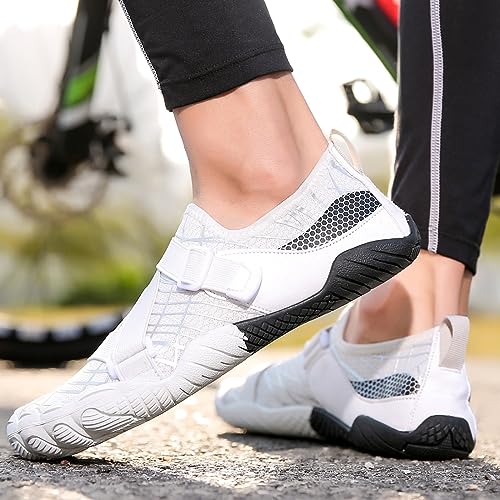 DHAEY Deadlifting Squat Shoes Unisex Adult Wide Toe Heavy Lifting Weight Training Shoes Wear Resistance Rubber Non-Slip Sole Fitness Cross-Trainer Sneaker (Color : Black, Size : 8 Women/6.5 Men)3