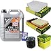 Produktbild QR-PARTS 69363911 Filter Set Inspektionspaket 5 Liter Motoröl Top Tec 4200 5W-30 MANN-FILTER Innenraumfilter Luftfilter Ölfilter