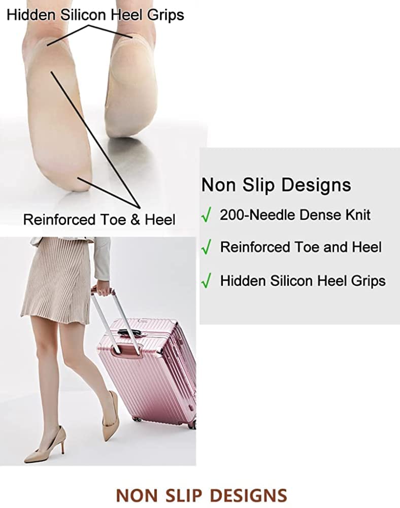 WKLOUYHE Linen Blend No Show Socks Women For Flats Non Slip Invisible Ultra Low Cut Socks For Shoe_Free Size(2Black+2Beige+1Gray) 2
