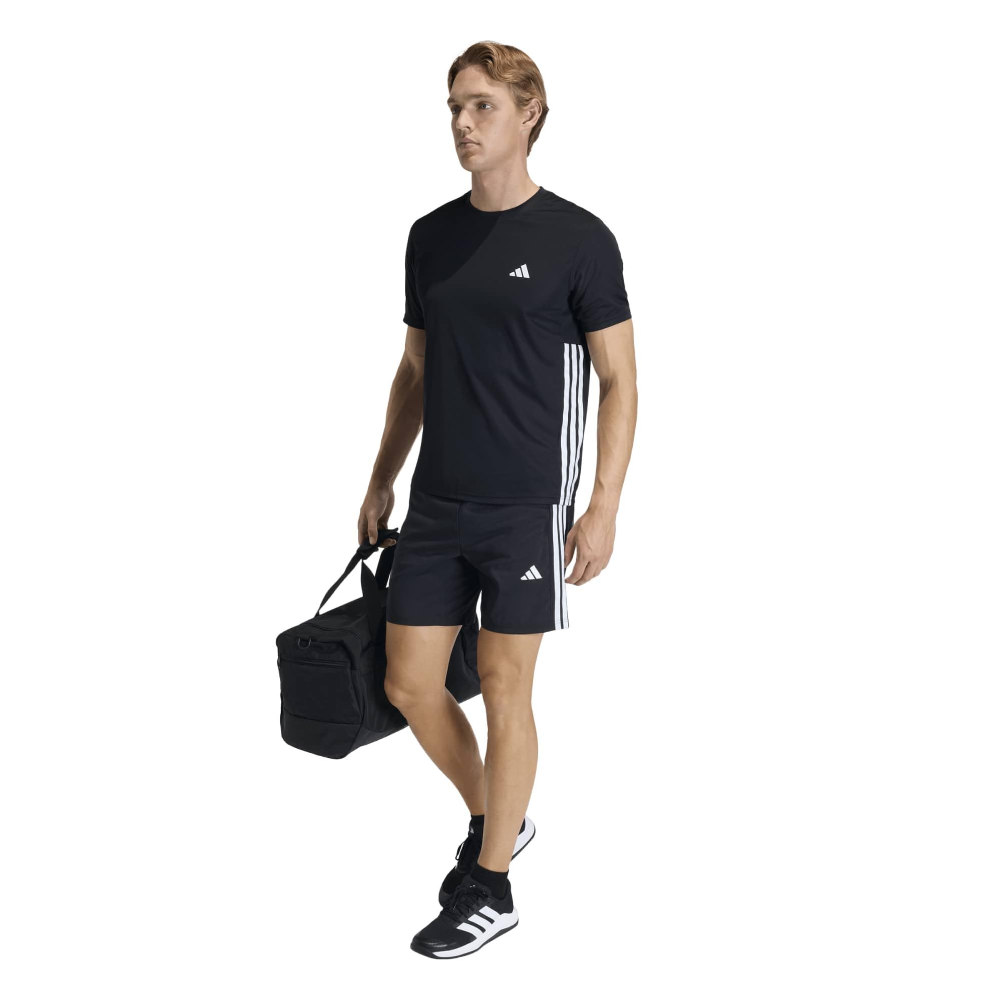 adidas Men's Workout Essentials Base 3-Streifen T-Shirt
