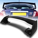 HYPERSPEED Trunk Spoiler Wing Lip Rear Tail Lid kit ABS STI-Style Fit for Subaru Impreza WRX 2008 2009 2010 2011 2012 2013 2014, Car Mods Exterior Accessories Replacement Part Assembly (Primer Black)