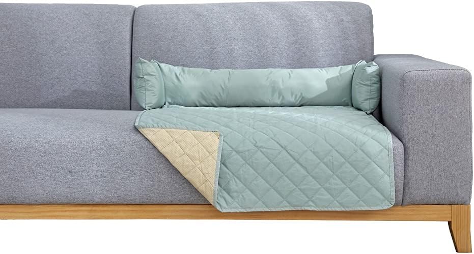Quilted Pet Pad for Couch Cover, Sofa Cover Blanket Cover Mattress Bed Protector for Dogs and Cats, Water Resistant (Color : Grey, Size : 75 * 75cm)