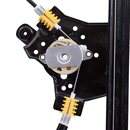 Autoandart Replacement Passengers Rear Power Window Regulator Compatible With 2004-2008 F150 Crew Cab 2006-2008 Mark Lt Pickup Truck #TOP3