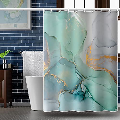 Rideau de douche de bain haut de gamme en polyester imperméable à oeillets