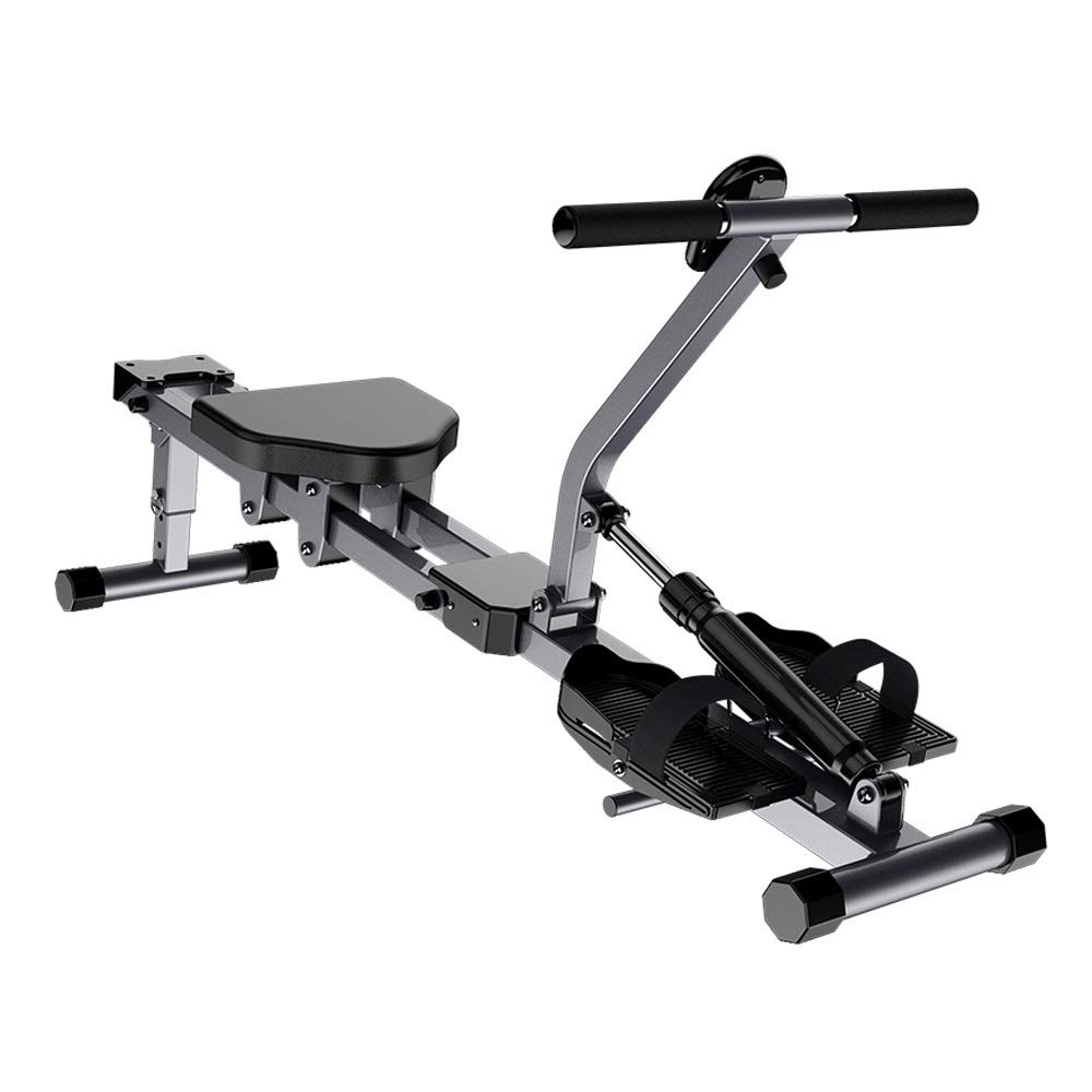 Fitness Equipment Rowing Machine,Hydraulic Resistance Rowing Machine,Indoor Rowing Machine Rowing Bench Abdominal Fitness Equipment,90° Folding Storage,Double Track