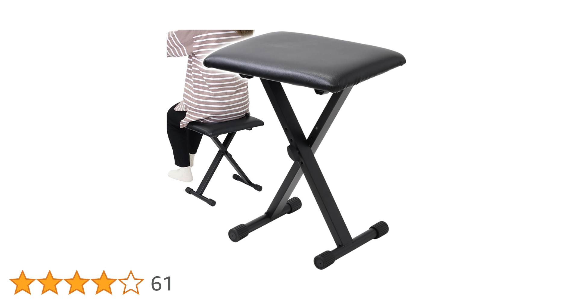 【にん】キーボードベンチ Amazon.co.jp: KC キョーリツ キーボードベンチ (ピアノ椅子) 3