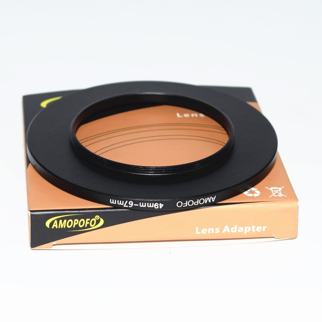 67mm to 82mm Step Up Ring For Filters,67mm-82mm Camera Filter Ring,Made Of CNC Machined space aluminum With Matte Black Electroplated Finish.for 82mm UV,ND,CPL Camera Filter accessories — view 63