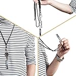 Noopel Emergency Whistles Lifeguard Safety Whistle with Lanyard and Keychain for Outdoor Camping Hiking Boating Backpacking Fishing Kayak Kids Rescue Signaling Loud Survival Whistle - Image 5