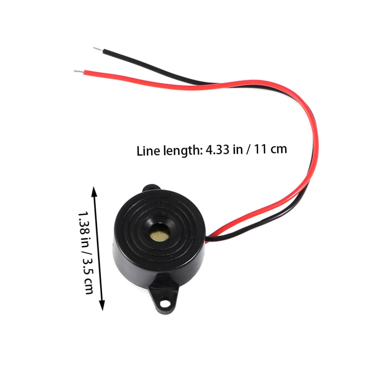 BELLIFFY 6pcs Electronic Buzzer 85db Security Alarm Keychain Alarm 3-24v Beeper Easy to Connect