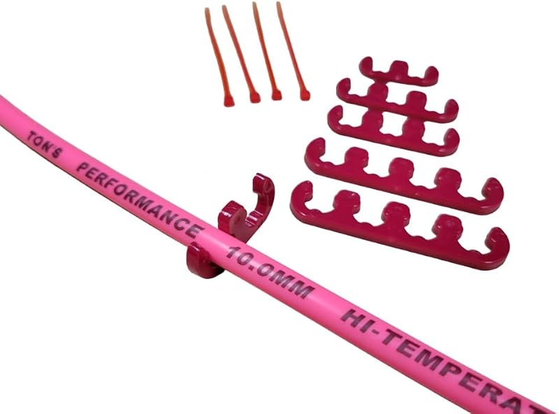 Separadores de Cabos de Vela Ton's Performance 10 mm TONS-WS-10MM Vermelhos – Kit com 6 unidades