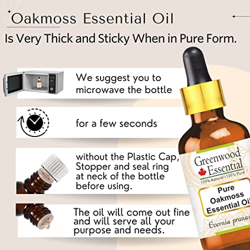 Aceite Esencial de Oakmoss Greenwood 30ml Puro miniatura 3