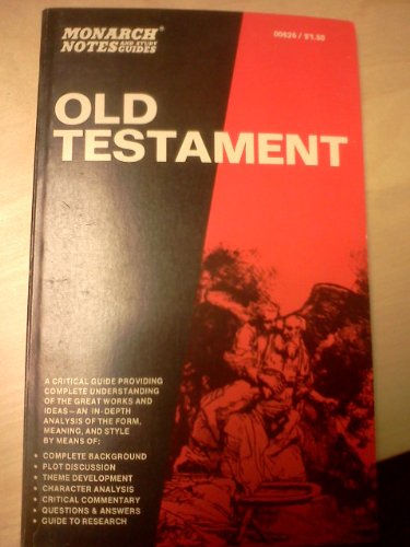 Monarch Notes and Study Guides Old Testament B00IPJPIL4 Book Cover