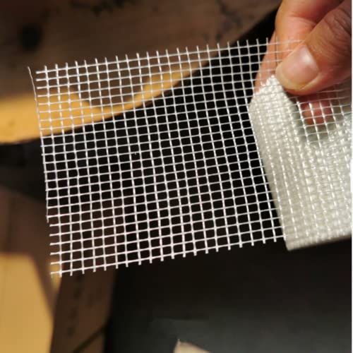SICCOMA Drywall Joint Tape Drywall Joint Self Adhesive Tape Drywall Repair Mesh Tape Fiberglass Drywall Repair Patch Tape for Wall Crack and Seam Patch Tape (2 Inch x 65 Feet)