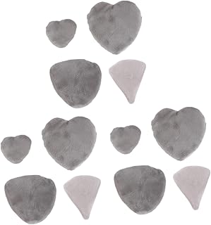 FRCOLOR 12 Peças Esponjas De Mistura De Sopro Seco Para Maquiagem Sopro De Pó Fofo Sopro Compacto Coração Pó Sopro Maquiagem Sopro Beleza Sopro Almofada De Algodão Setor Bebê Algodão