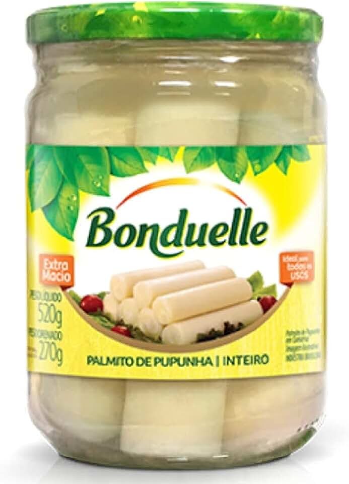 Palmito de Pupunha Inteiro BONDUELLE 520g