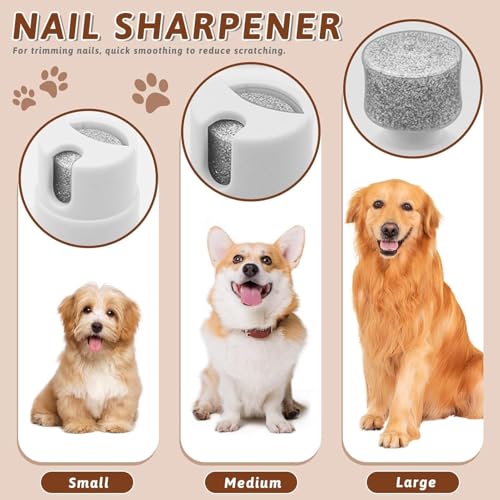 Image of AJIGNA MART 4-in-1 Pet Grooming Kit for Cats, Dogs & Rabbits | Rechargeable Cordless Low Noise Clippers with Paw Trimmer, Nail Grinder, Face & Ear Shaver | Safe, Portable Hair Grooming Tool for Pets