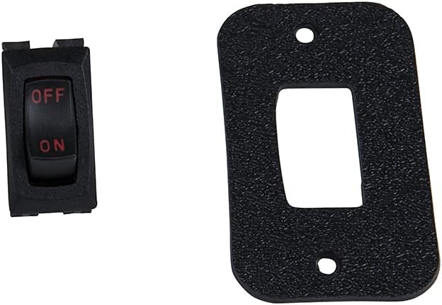 Kwikee Electric Step Replacement Rocker Style Power Switch for 5th Wheel RVs, Travel Trailers and Motorhomes,Black