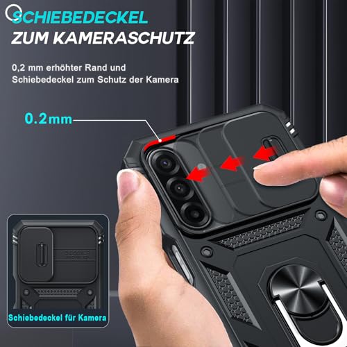 LeYi Panzerhülle Handyhülle für Samsung Galaxy A17 5G Hülle Ständer Case – Ansicht 2