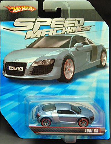 Hot Wheels Speed Machines Audi R8 LIGHT BLUE 1:64 Scale