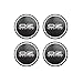 HTTY 4 unids para OZ Racing Octavia A5 Fabia Superb Car Styling Badge Logo Center Caps Alloy Wheel Hub Pegatinas Todos los tamaños (Color Name : White, Size : 50 mm)