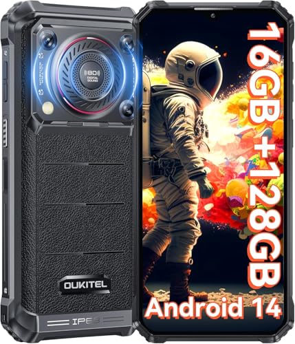 OUKITEL WP36 Outdoor Handy - 10600mAh 128dB Lautsprecher Outdoor Smartphone Ohne Vertrag Android...
