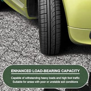 CPROSP 15m² Stabilisateur de Gravier 3m*5m Grille De Protection pour Gazon, Grilles de Pelouse