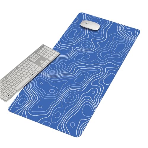 Gaming Mauspad XXL 900x400mm - IMPACTRION Eraptor Blue Mit Rutschfester Oberfläche