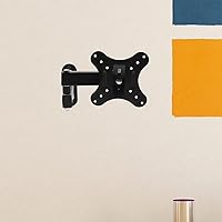 Vista 4 de 2pcs Wall Mount Monitor Stand Adjustable Tilt Swivel Bracket for Screens Space-Saving Elevated Display Holder for Home Office Classroom