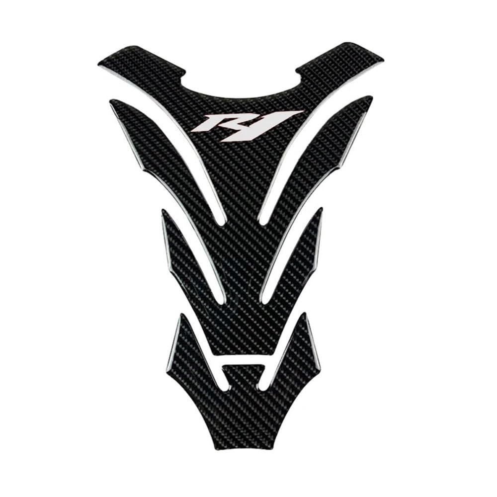 Carbon Look Motorcycle Tank Pad Protector Case Stickers Decal for YAM&AHA R6 R1 YZF YZFR6 YZFR1 Tank Pad Motorbike Tank Traction Fuel Decal Tank