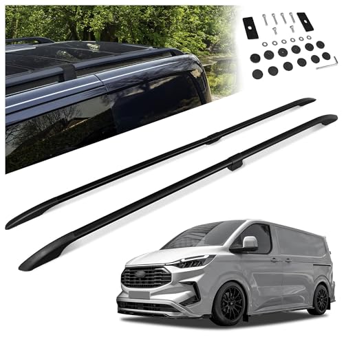 Barres de toit pour montage coffre et porte-vélos Ford E-Transit Custom