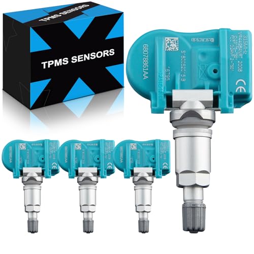 YZHIDIANF Pre-Programed Tire Pressure Sensor for:-Jeep Wrangler 2007-2012 Grand Cherokee ...