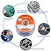 DaFuRui Solder Wick，10 Pack No-Clean Soldering Wick Braid Desoldering Wick Braid With Flux（1.5mm/2mm/2.5mm/3mm/3.5mm Width 5Ft/1.5mm Length)