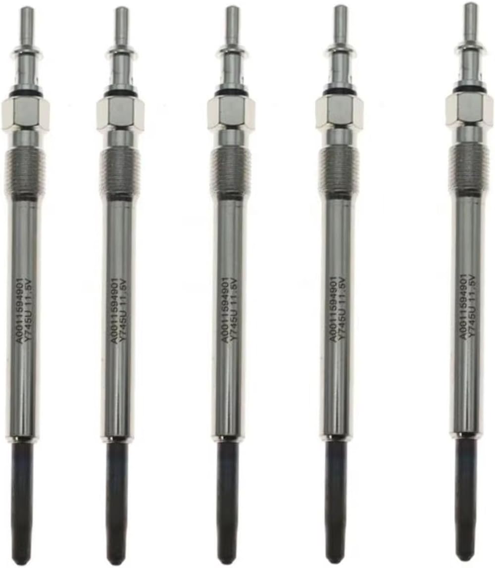 Compatible With Benz For Viano For W639 2003 11.5V A0011592801 Car Auxiliary Heater Set Repair Kit Glow Plugs Glow Heater Plugs(5pcs)