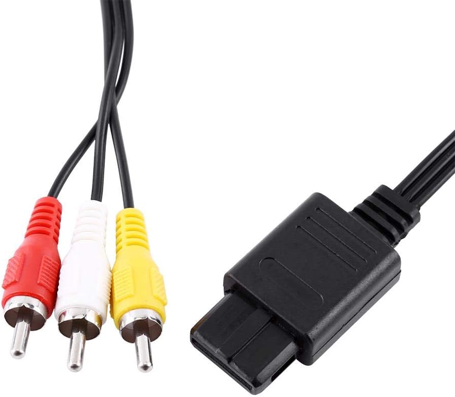 Zerone 1.8 Meters AV Composite Cable Compatible with N64 Game Console