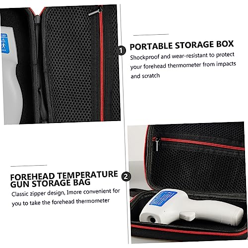 FRCOLOR 2 Peças Saco de armazenamento de termômetro de testa suporte de caixa de termômetro de testa