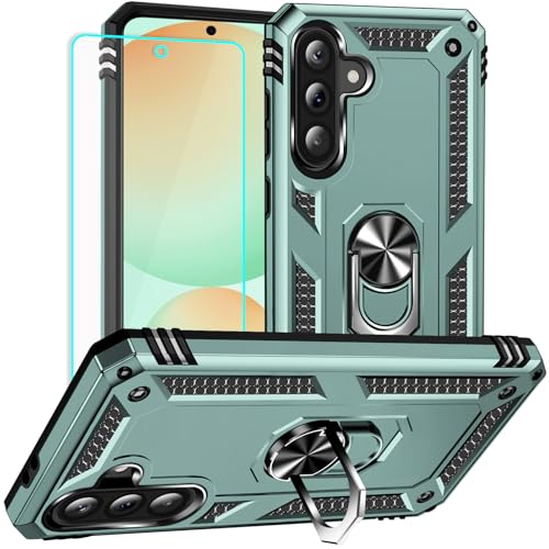 Coque Samsung A56 antichoc Yiakeng avec béquille et verre écran