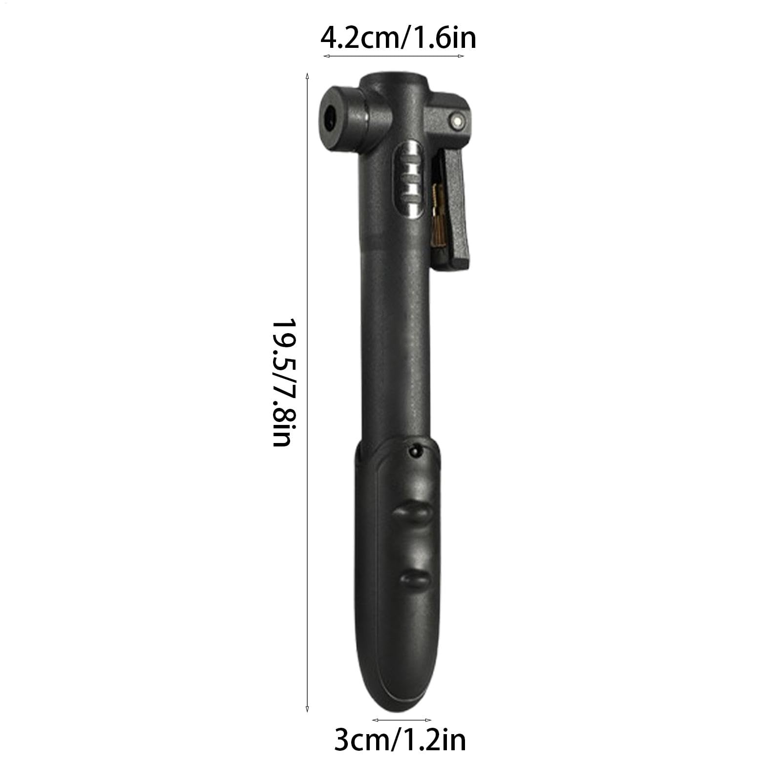 Compresor de aire portátil, inflador de bomba de aire para bicicletas - Compresor de aire ergonómico,Inflador de neumáticos Bombas de piso compactas de larga duración Inflado eficiente para automóvile