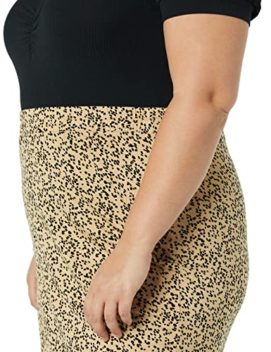 Image of Amazon Essentials Women's Pull-On Knit Midi Skirt with Elastic Waist, Stretchy (Available in Plus Size)