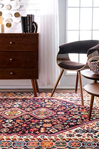 Nuloom Meadow Vintage Vibrant Area Rug, 3' X 5', Black #TOP2
